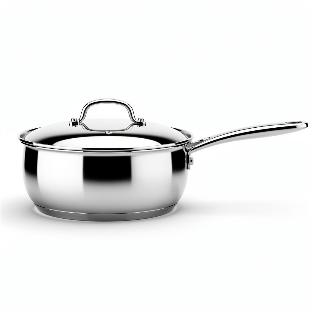 Clarity 3-Quart Tri-Ply Stainless Saucepan