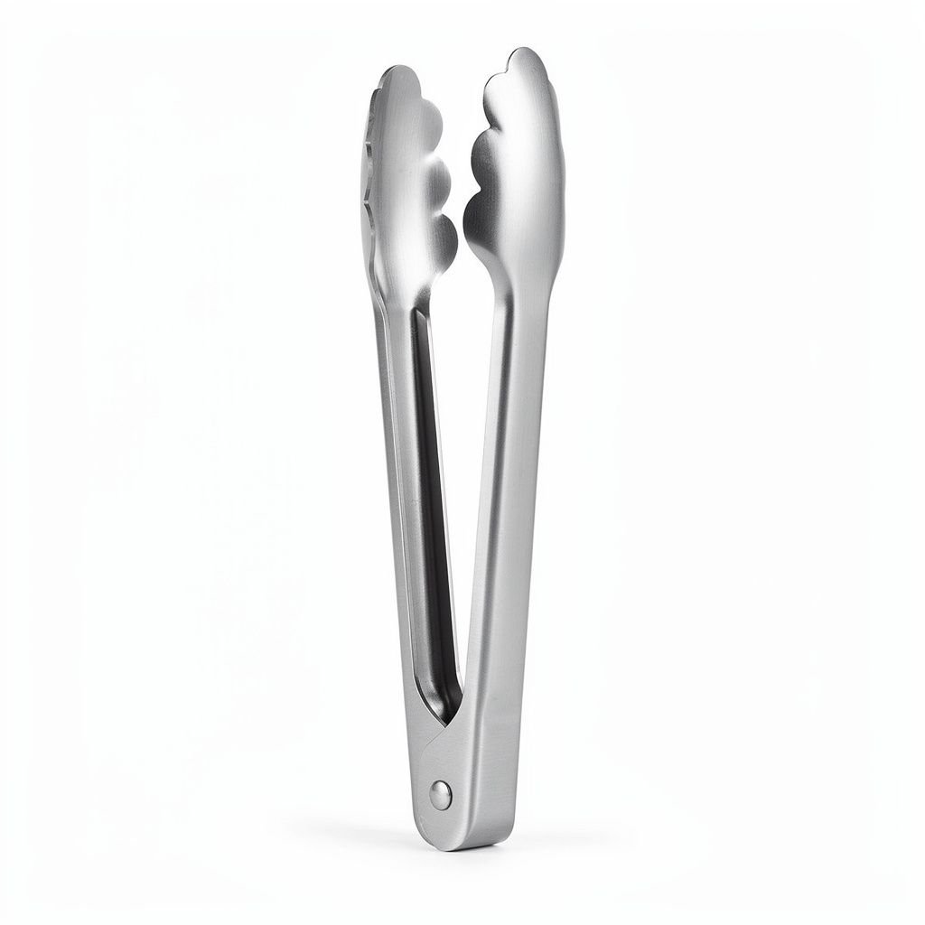 GripLock Stainless Kitchen Tongs (9-Inch)