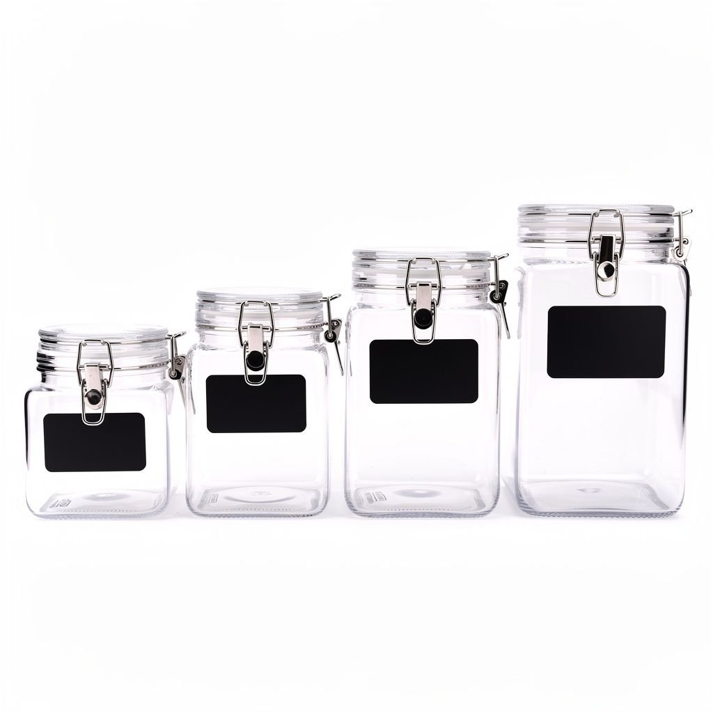 Harvest Row Airtight Pantry Canister Set of 6