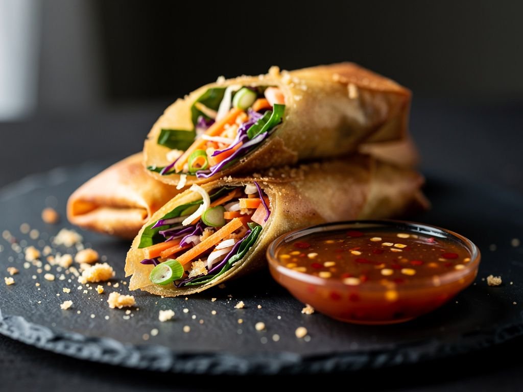 Crispy Vegetable Spring Rolls