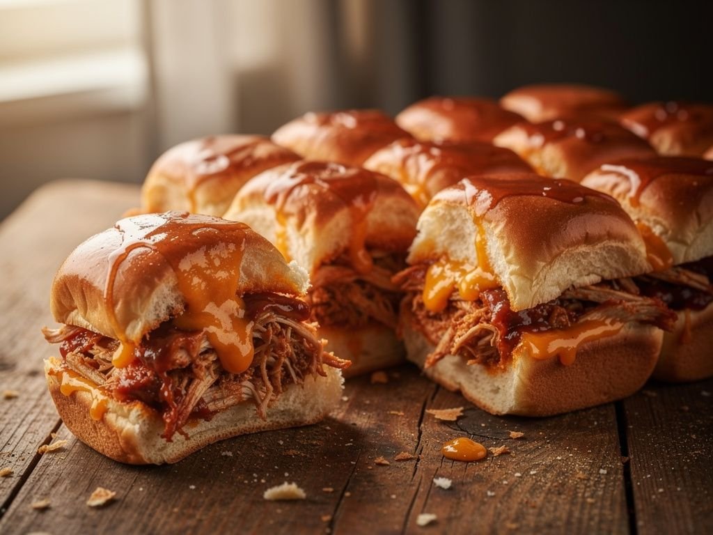 Mini BBQ Chicken Sliders