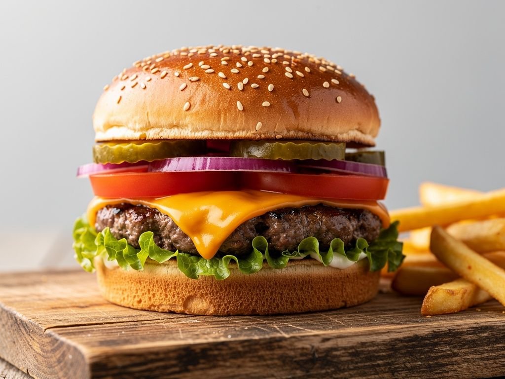 Classic Juicy Homemade Beef Burgers