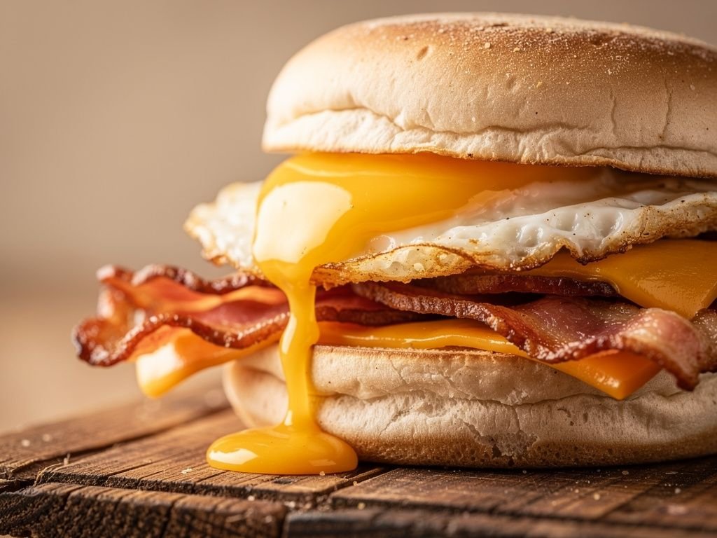 Crispy Fried Egg Breakfast Sandwich