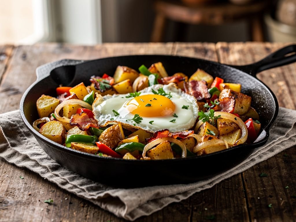 Crispy Loaded Breakfast Potato Hash