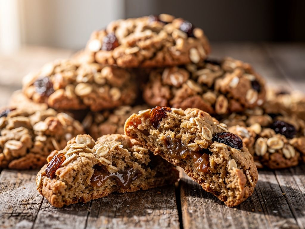 Chewy Oatmeal Raisin Cookies