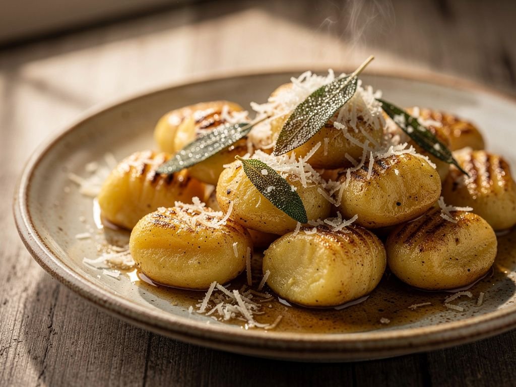 Homemade Potato Gnocchi with Sage Butter