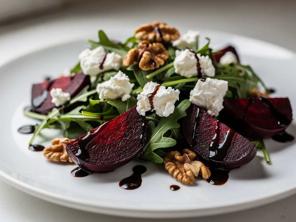 Roasted Beet and Goat Cheese Salad
