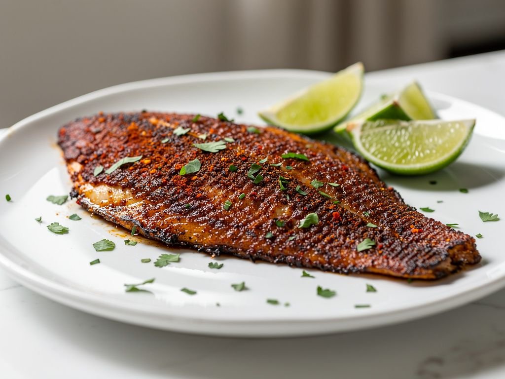 Blackened Cajun Baked Tilapia