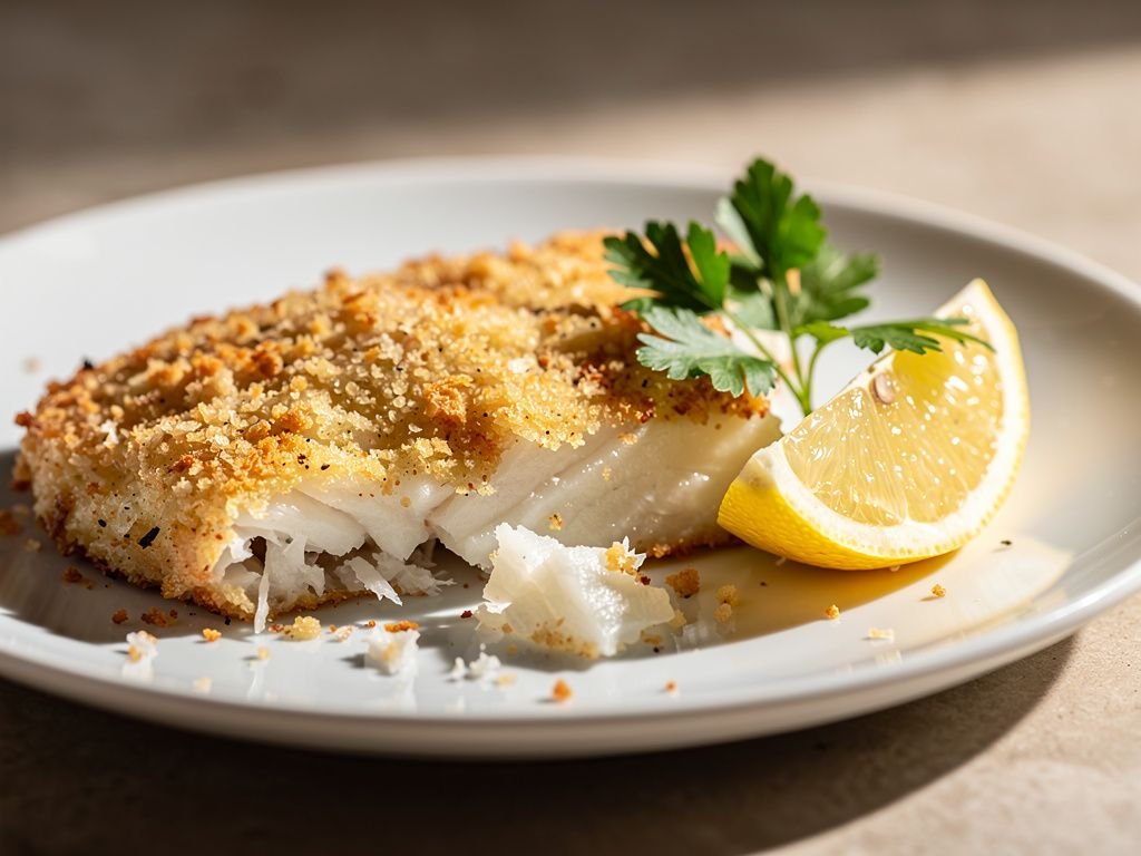 Crispy Panko-Crusted Baked Cod