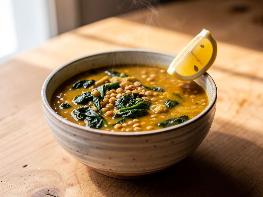 Lentil and Spinach Soup