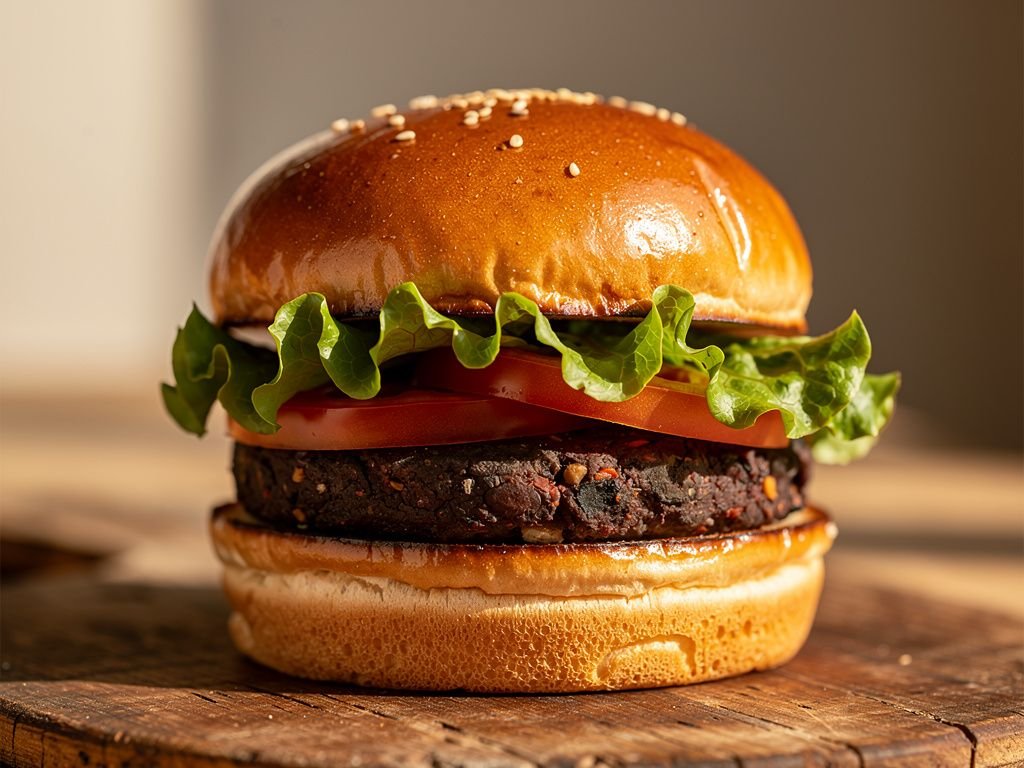 Smoky Black Bean Veggie Burgers