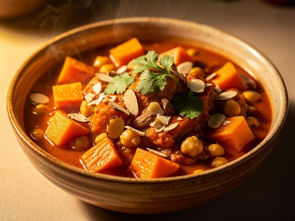 Moroccan-Spiced Chickpea and Sweet Potato Stew