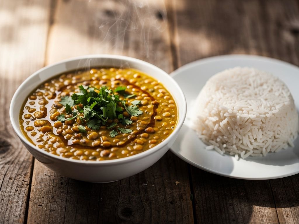 Red Lentil Dal with Cumin and Turmeric
